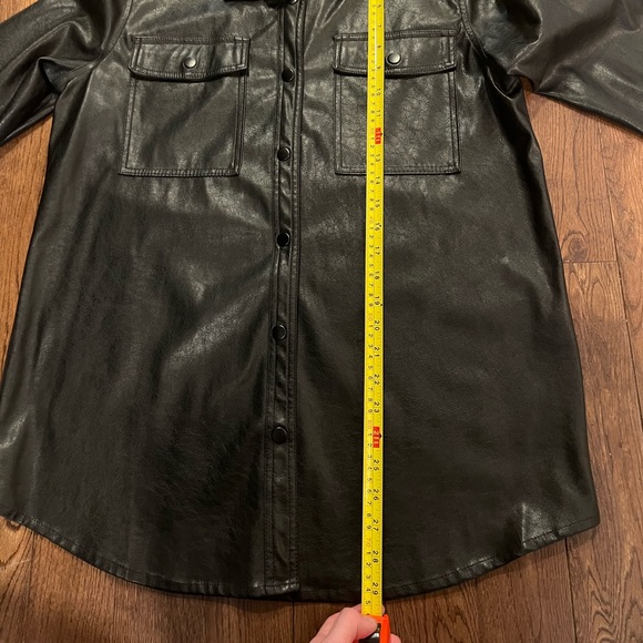 Dynamite leather shirt jacket. Size medium. Never worn - Picture 10 of 14